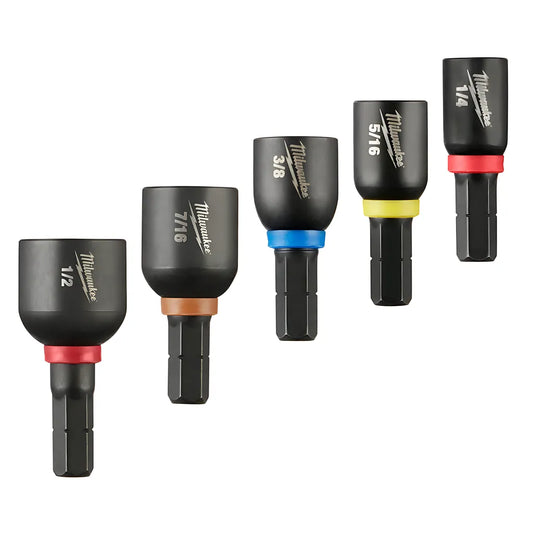 Shockwave Impact Duty™ Insert Magnetic Nut Driver Set 5Pc-Milwaukee-49-66-4563-11023