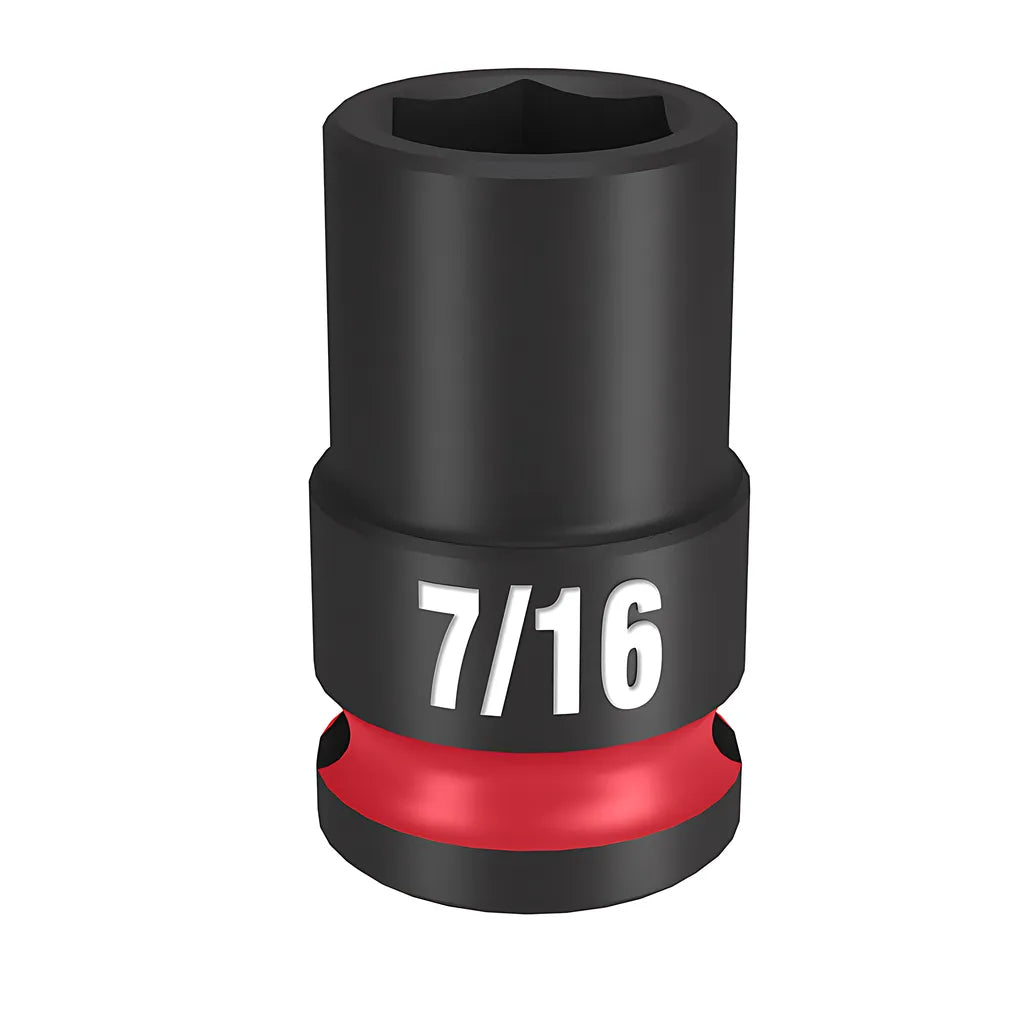 Shockwave Impact Duty 3/8" Drive 7/16" Standard 6 Point Socket-Milwaukee-49-66-6105-11634