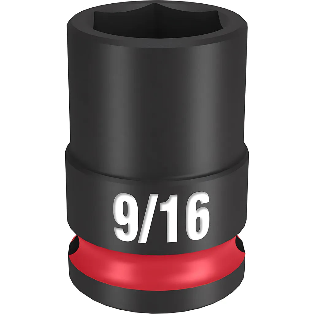 Shockwave Impact Duty 3/8" Drive 9/16" Standard 6 Point Socket-Milwaukee-49-66-6107-11642