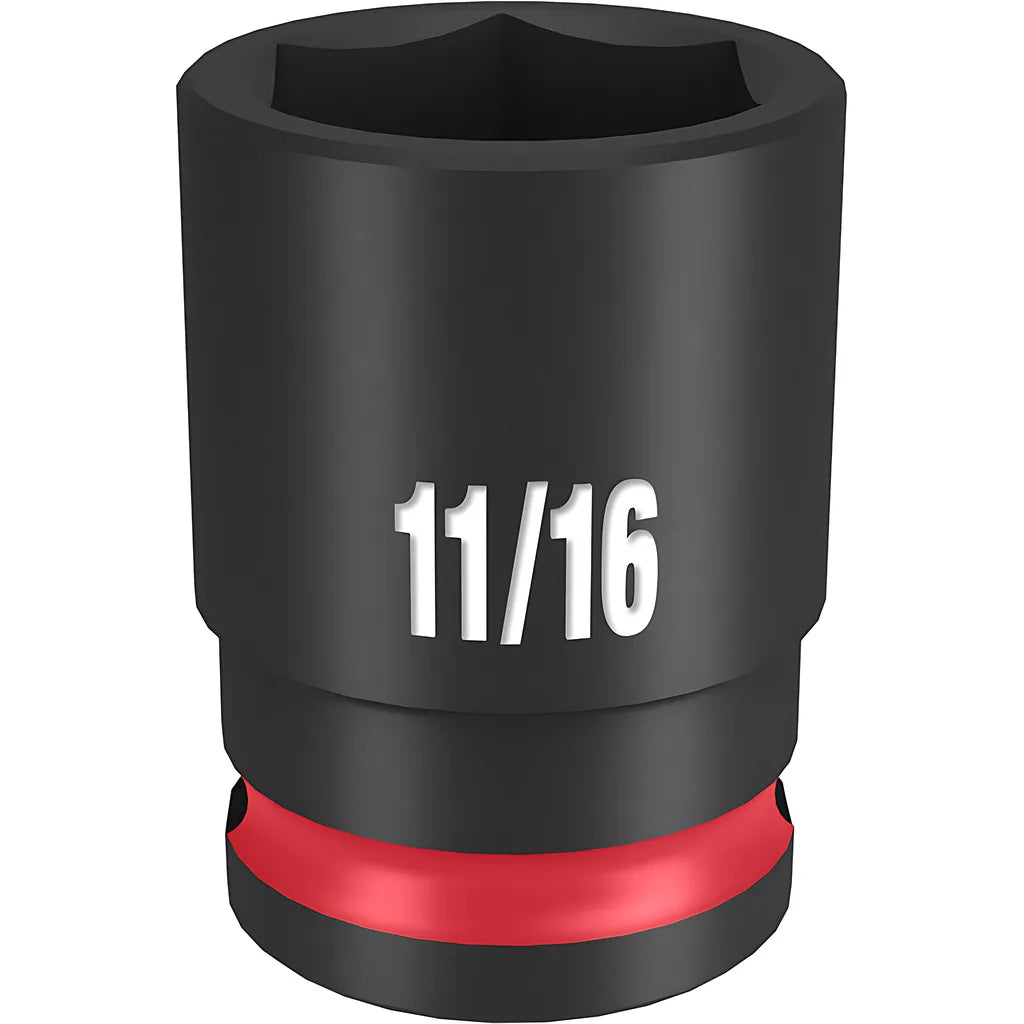 Shockwave Impact Duty 3/8" Drive 11/16" Standard 6 Point Socket-Milwaukee-49-66-6109-11586