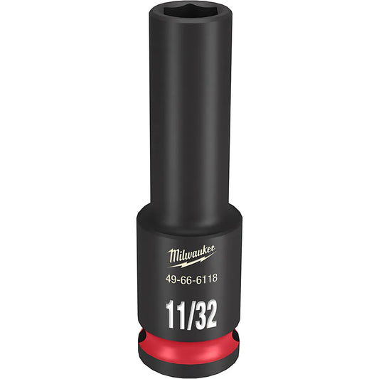 Shockwave™ Impact Duty™ 3/8" Drive 11/32" Deep 6 Point Socket-Milwaukee-49-66-6118-11587