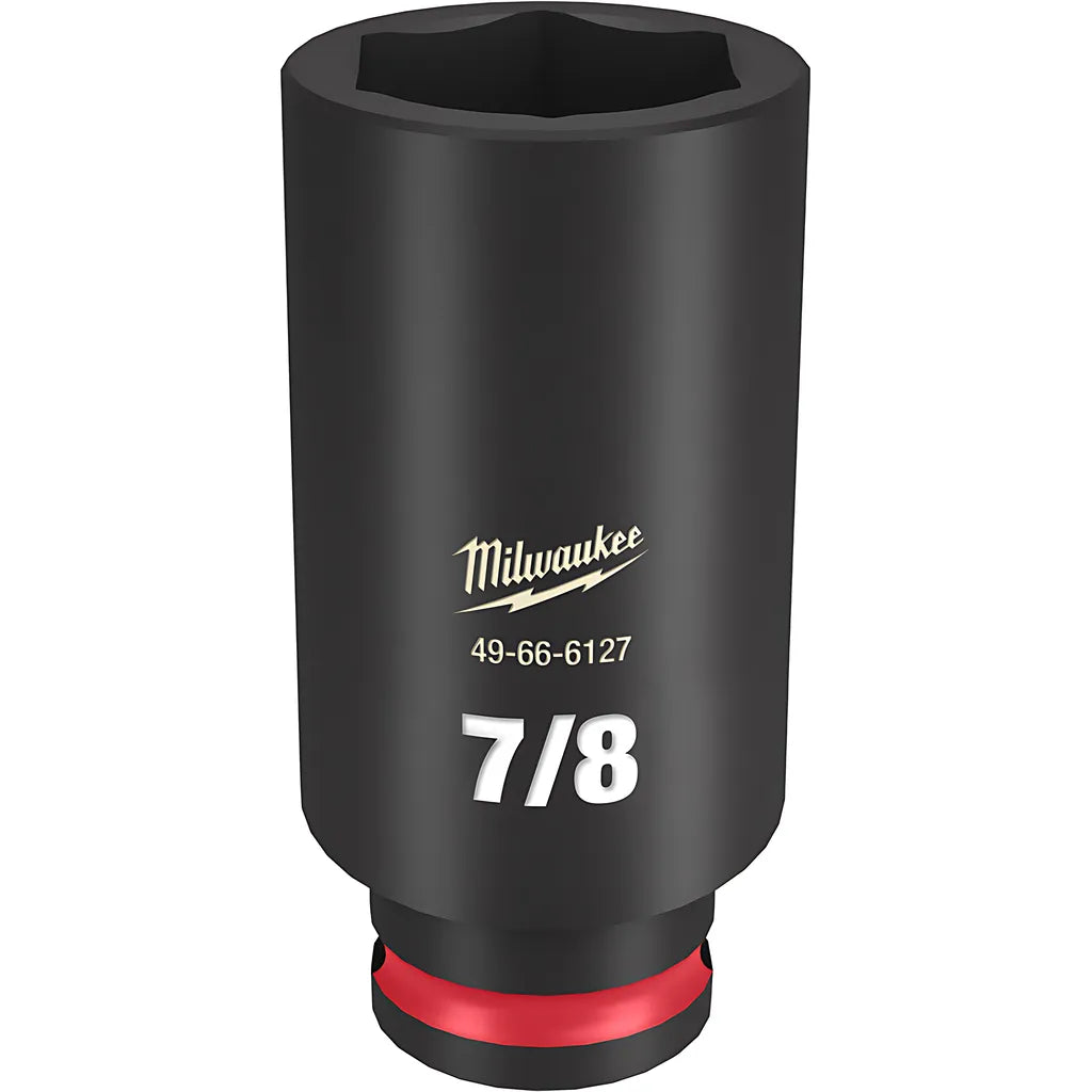 Shockwave Impact Duty 3/8" Drive 7/8" Deep 6 Point Socket-Milwaukee-49-66-6127-11635