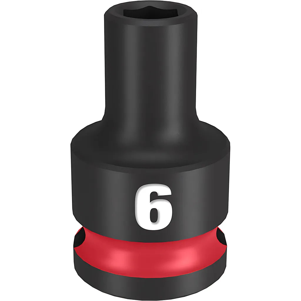 Shockwave Impact Duty 3/8" Drive 6Mm Standard 6 Point Socket-Milwaukee-49-66-6130-11632