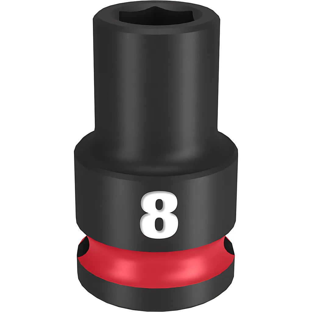 Shockwave Impact Duty 3/8" Drive 8Mm Standard 6 Point Socket-Milwaukee-49-66-6132-11640
