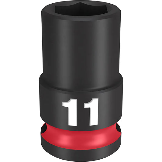 Shockwave™ Impact Duty™ 3/8" Drive 11Mm Standard 6 Point Socket-Milwaukee-49-66-6135-11590