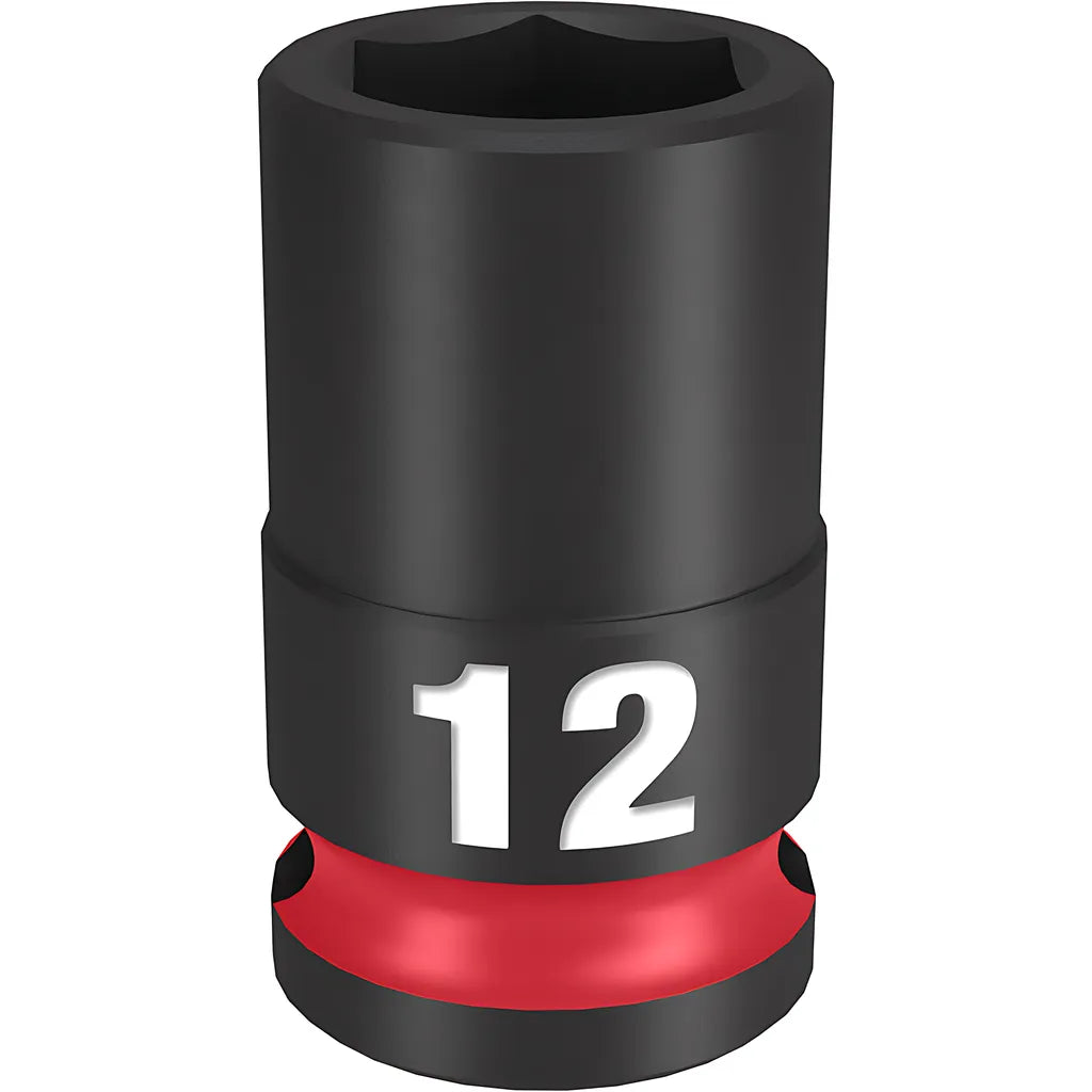 Shockwave Impact Duty 3/8" Drive 12Mm Standard 6 Point Socket-Milwaukee-49-66-6136-11592