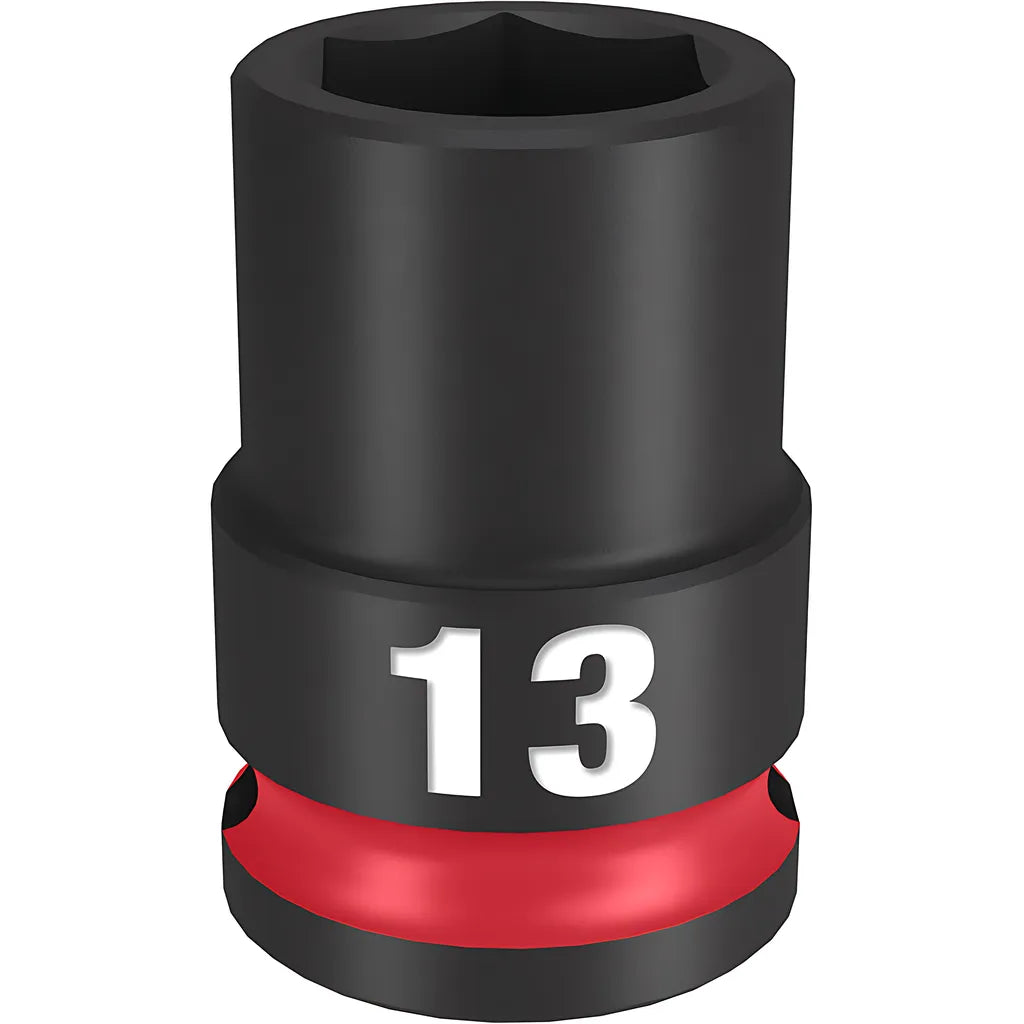 Shockwave Impact Duty 3/8" Drive 13Mm Standard 6 Point Socket-Milwaukee-49-66-6137-11596