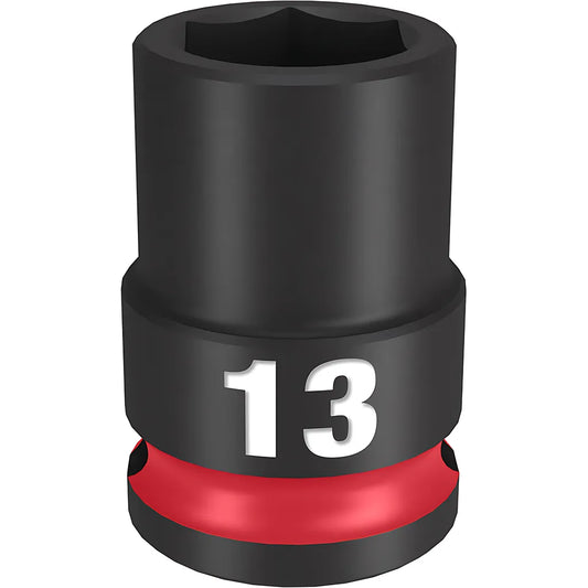 Shockwave™ Impact Duty™ 3/8" Drive 13Mm Standard 6 Point Socket-Milwaukee-49-66-6137-11596