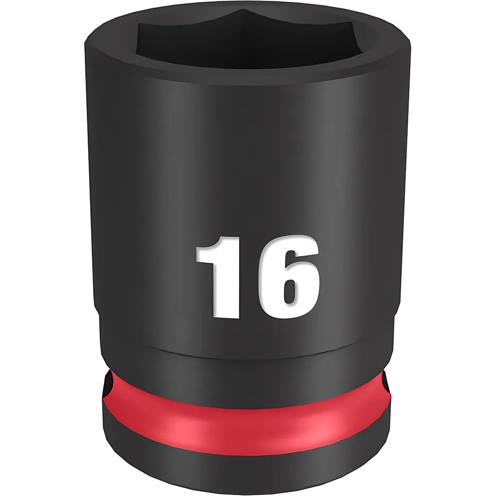 Shockwave Impact Duty 3/8" Drive 16Mm Standard 6 Point Socket-Milwaukee-49-66-6140-11604