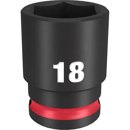 Shockwave™ Impact Duty™ 3/8" Drive 18Mm Standard 6 Point Socket-Milwaukee-49-66-6142-11608