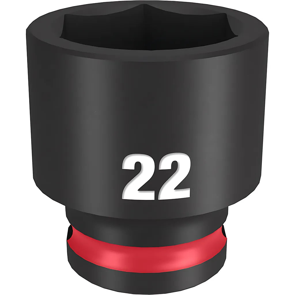 Shockwave Impact Duty 3/8" Drive 22Mm Standard 6 Point Socket-Milwaukee-49-66-6145-11616