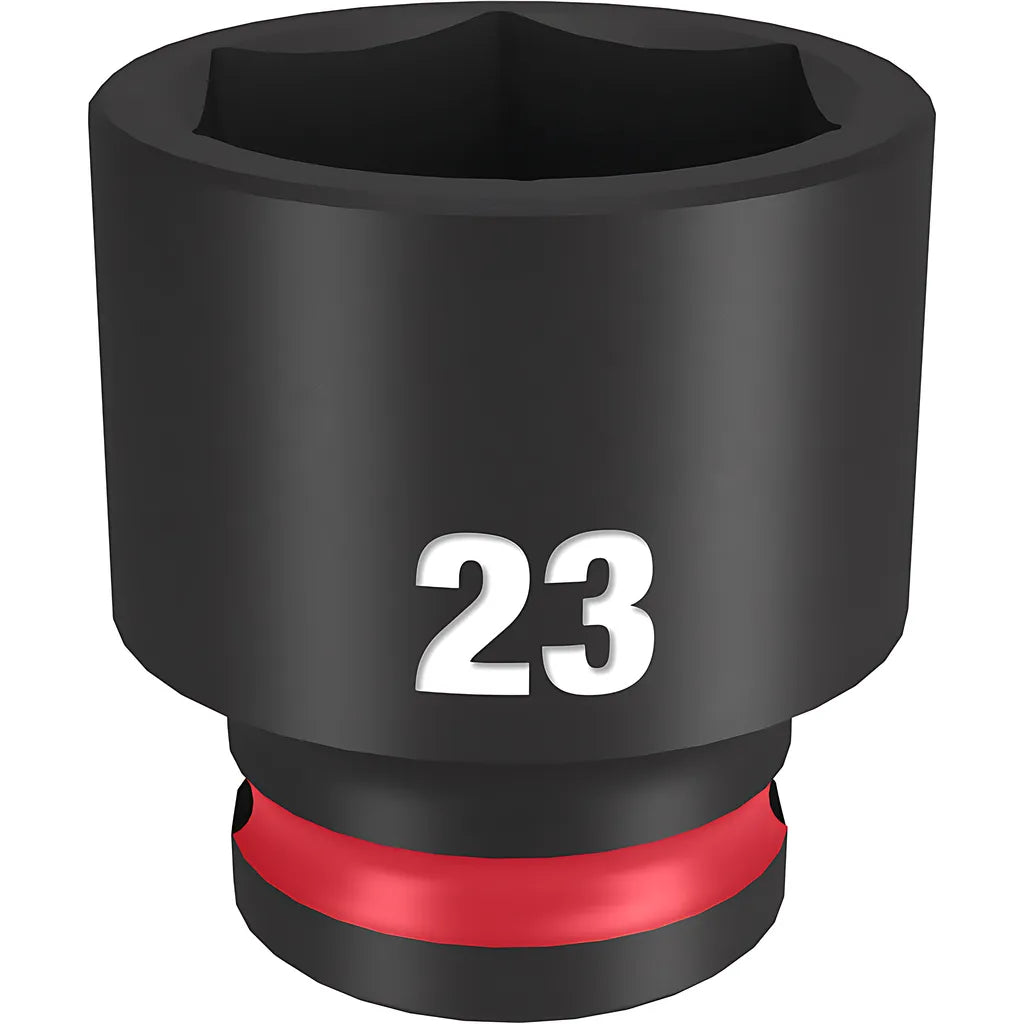 Shockwave Impact Duty 3/8" Drive 23Mm Standard 6 Point Socket-Milwaukee-49-66-6146-11618