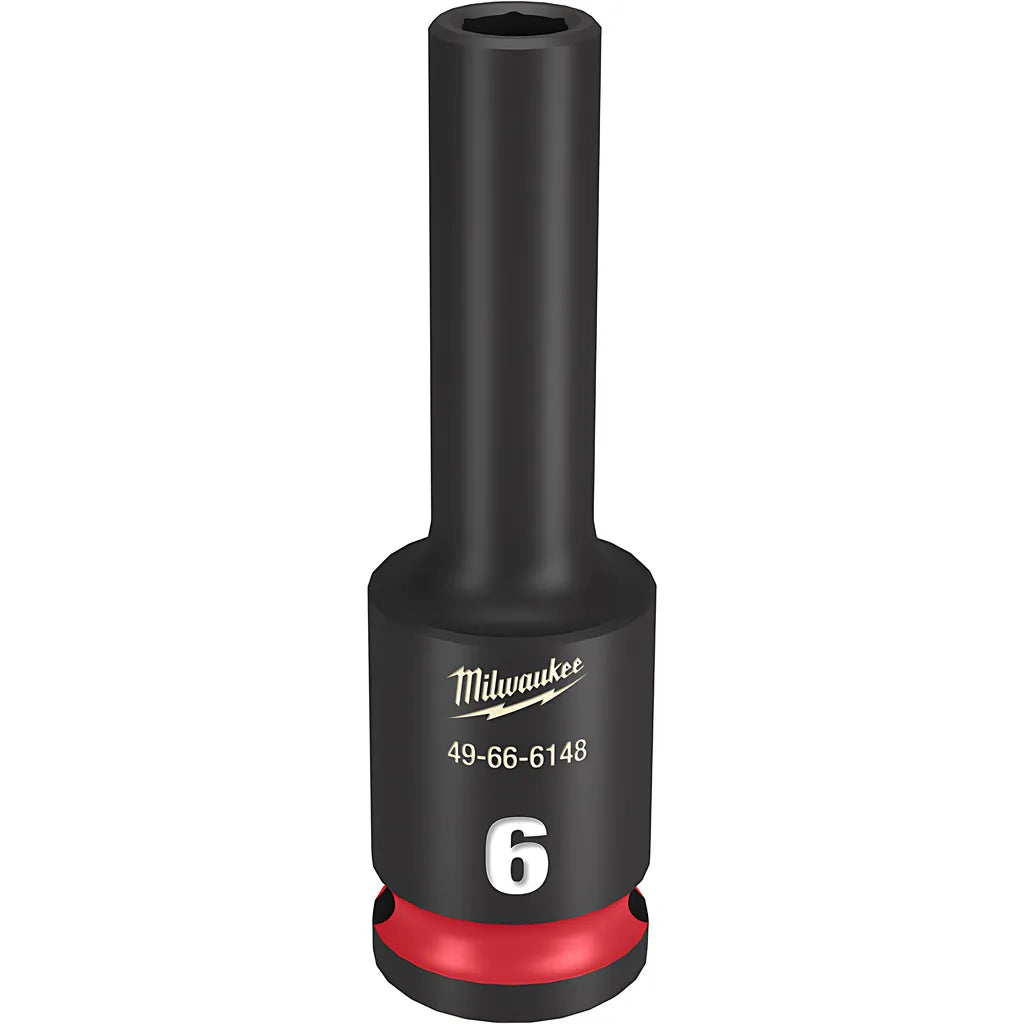 Shockwave Impact Duty 3/8" Drive 6Mm Deep 6 Point Socket-Milwaukee-49-66-6148-11631