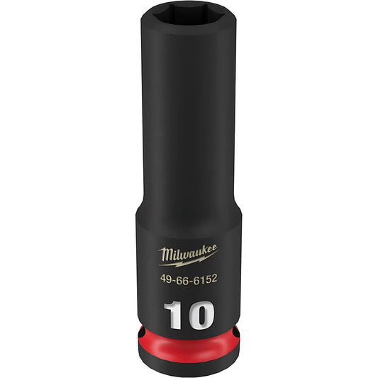 Shockwave™ Impact Duty™ 3/8" Drive 10Mm Deep 6 Point Socket-Milwaukee-49-66-6152-11583