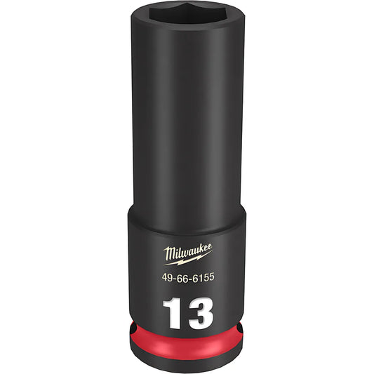 Shockwave™ Impact Duty™ 3/8" Drive 13Mm Deep 6 Point Socket-Milwaukee-49-66-6155-11595