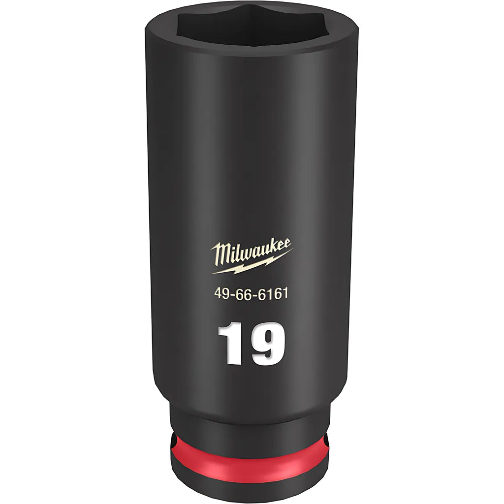 Shockwave Impact Duty 3/8" Drive 19Mm Deep 6 Point Socket-Milwaukee-49-66-6161-11609