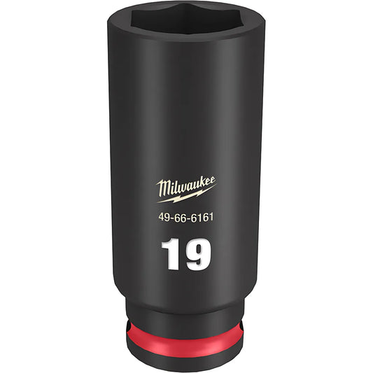 Shockwave™ Impact Duty™ 3/8" Drive 19Mm Deep 6 Point Socket-Milwaukee-49-66-6161-11609