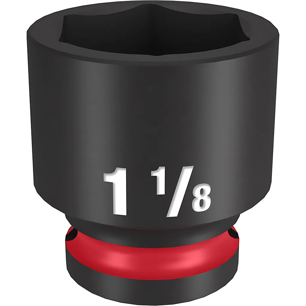 Shockwave Impact Duty 1/2" Drive 1-1/8" Standard 6 Point Socket-Milwaukee-49-66-6212-11357