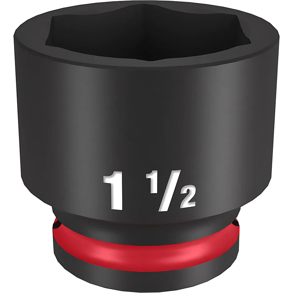 Shockwave Impact Duty 1/2" Drive 1-1/2" Standard 6 Point Socket-Milwaukee-49-66-6218-11353