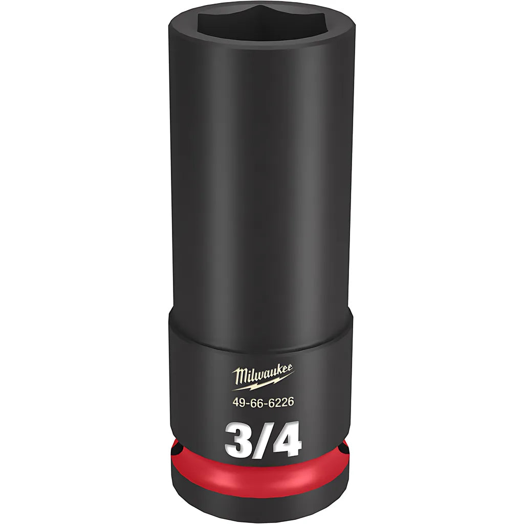 Shockwave Impact Duty 1/2" Drive 3/4" Deep 6 Point Socket-Milwaukee-49-66-6226-11411