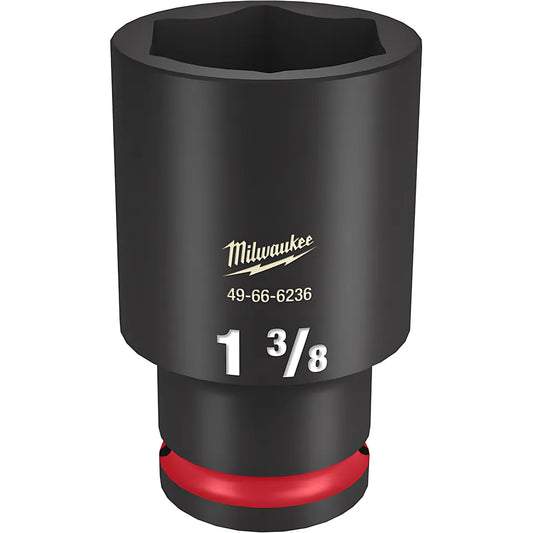 Shockwave™ Impact Duty™ 1/2" Drive 1-3/8" Deep 6 Point Socket-Milwaukee-49-66-6236-11366