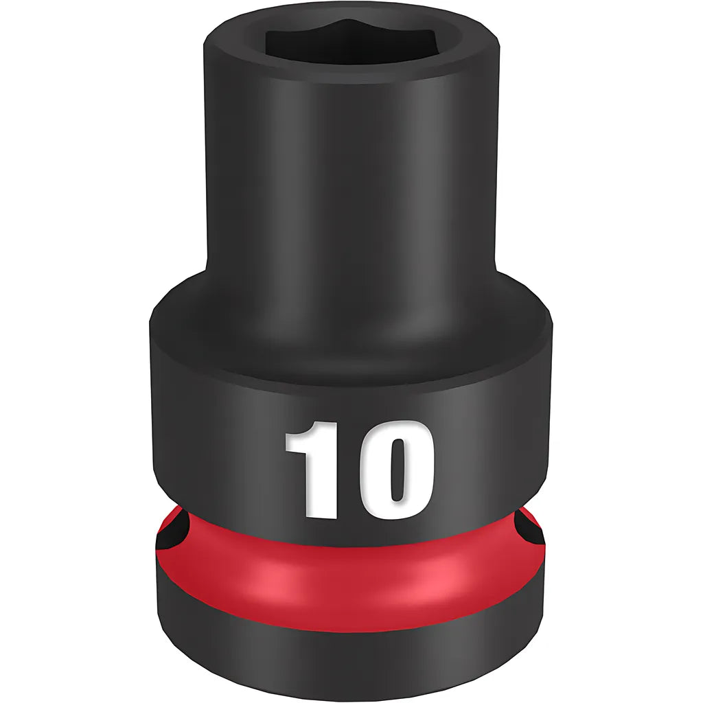 Shockwave Impact Duty 1/2" Drive 10Mm Standard 6 Point Socket-Milwaukee-49-66-6242-11347