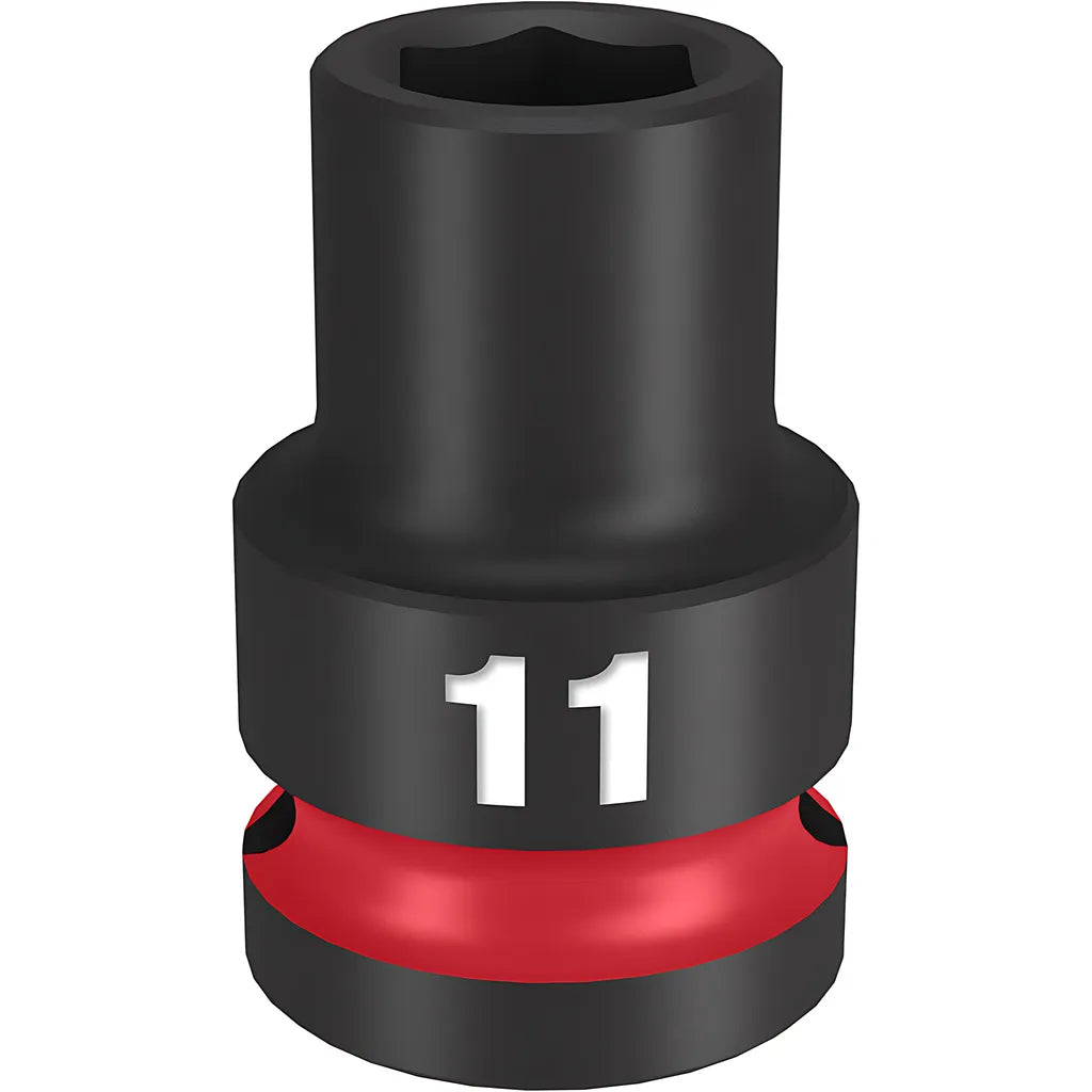 Shockwave Impact Duty 1/2" Drive 11Mm Standard 6 Point Socket-Milwaukee-49-66-6243-11359