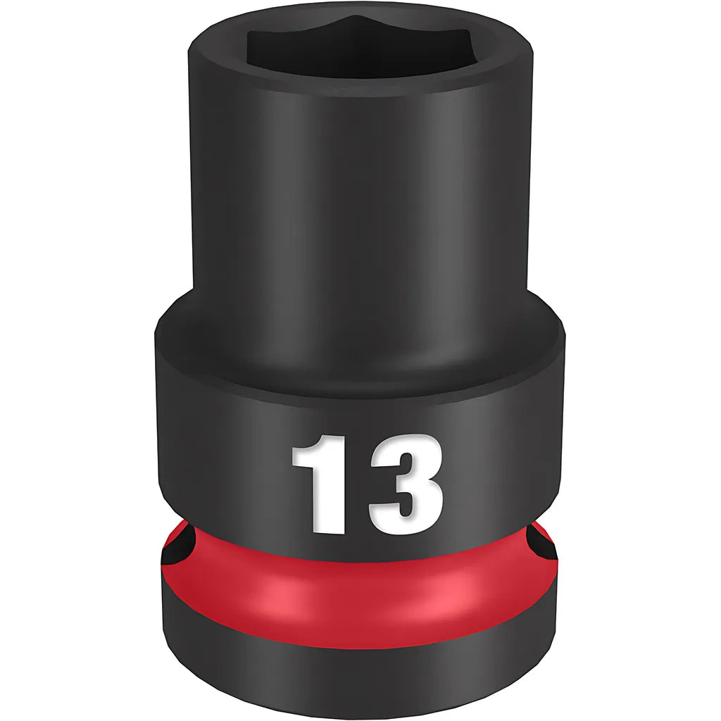 Shockwave Impact Duty 1/2" Drive 13Mm Standard 6 Point Socket-Milwaukee-49-66-6245-11369