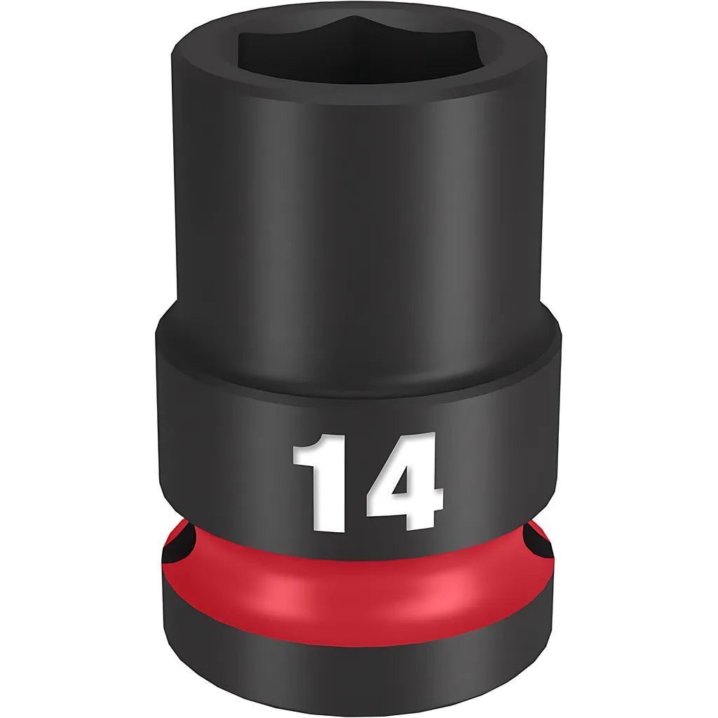 Shockwave Impact Duty 1/2" Drive 14Mm Standard 6 Point Socket-Milwaukee-49-66-6246-11372