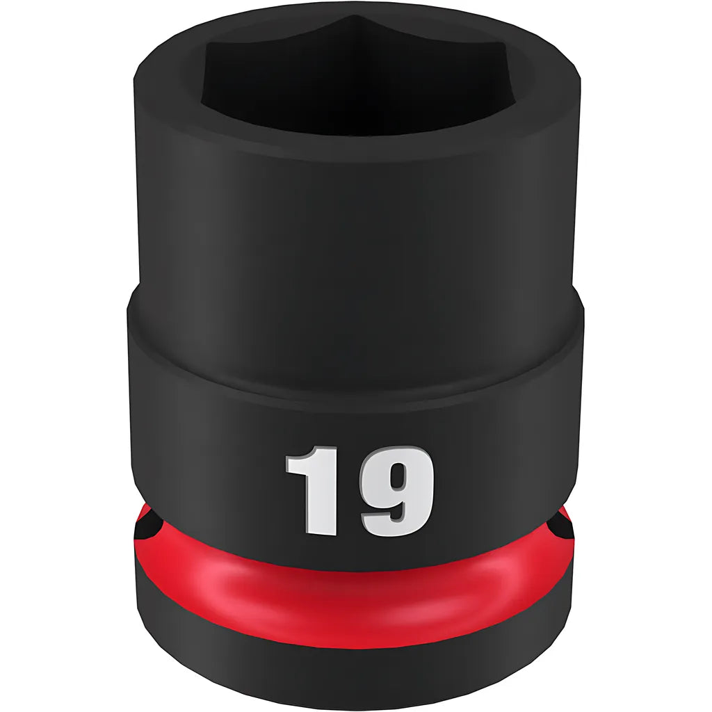 Shockwave Impact Duty 1/2" Drive 19Mm Standard 6 Point Socket-Milwaukee-49-66-6251-11389