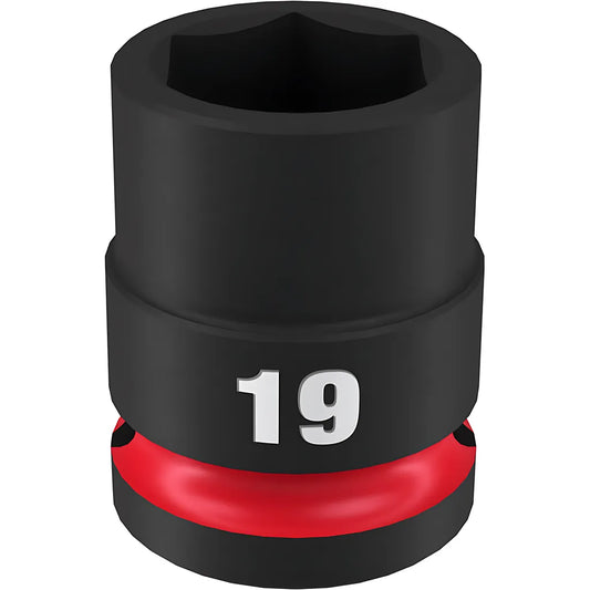 Shockwave™ Impact Duty™ 1/2" Drive 19Mm Standard 6 Point Socket-Milwaukee-49-66-6251-11389