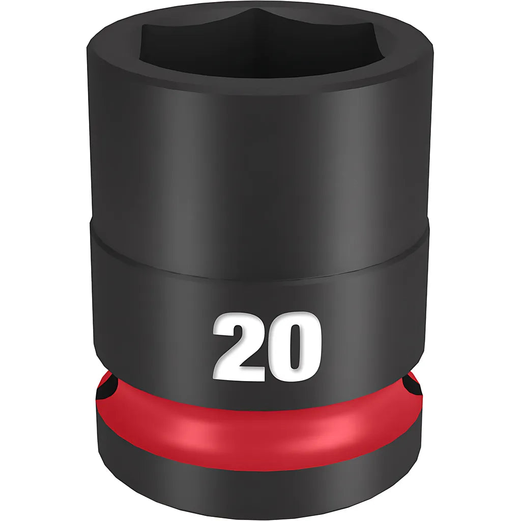 Shockwave Impact Duty 1/2" Drive 20Mm Standard 6 Point Socket-Milwaukee-49-66-6252-11392