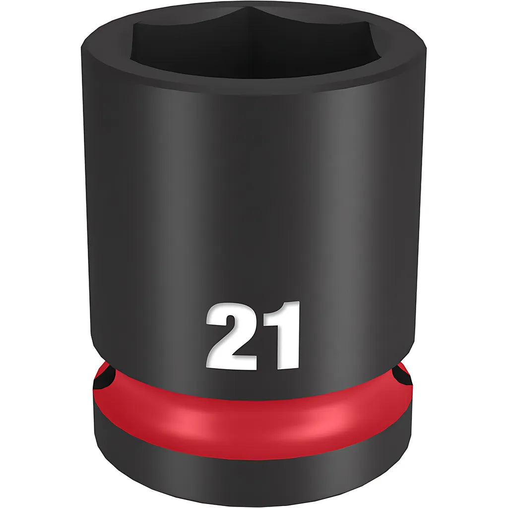 Shockwave Impact Duty 1/2" Drive 21Mm Standard 6 Point Socket-Milwaukee-49-66-6253-11393