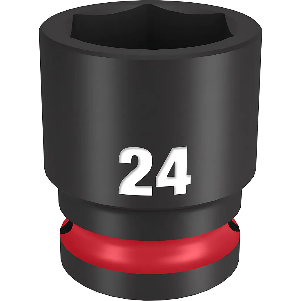 Shockwave Impact Duty 1/2" Drive 24Mm Standard 6 Point Socket-Milwaukee-49-66-6256-11399