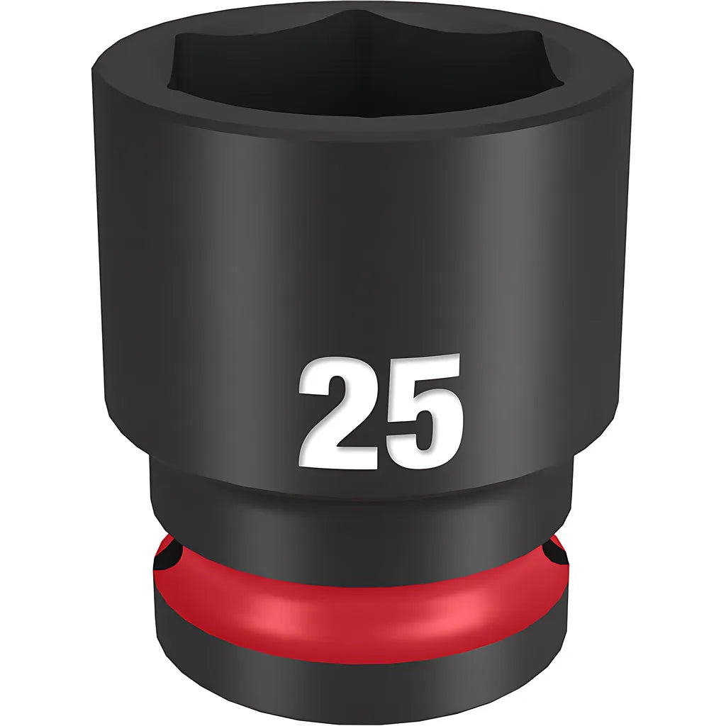 Shockwave Impact Duty 1/2" Drive 25Mm Standard 6 Point Socket-Milwaukee-49-66-6257-11401