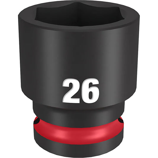 Shockwave™ Impact Duty™ 1/2" Drive 26Mm Standard 6 Point Socket-Milwaukee-49-66-6258-11403