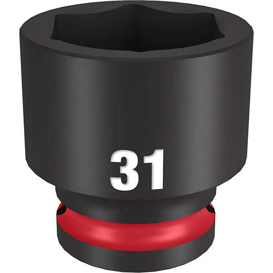 Shockwave™ Impact Duty™ 1/2" Drive 31Mm Standard 6 Point Socket-Milwaukee-49-66-6263-11420