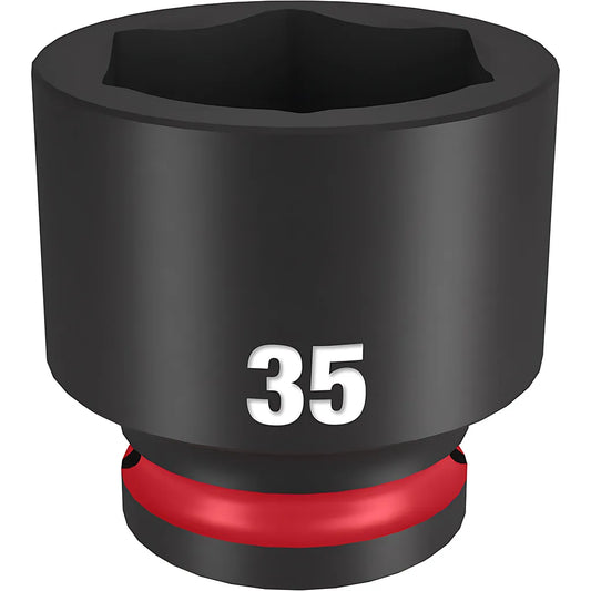 Shockwave™ Impact Duty™ 1/2" Drive 35Mm Standard 6 Point Socket-Milwaukee-49-66-6267-11427