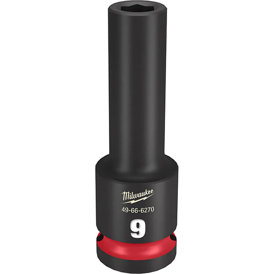 Shockwave™ Impact Duty™ 1/2" Drive 9Mm Deep 6 Point Socket-Milwaukee-49-66-6270-11443