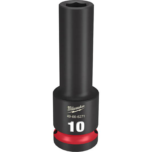 Shockwave™ Impact Duty™ 1/2" Drive 10Mm Deep 6 Point Socket-Milwaukee-49-66-6271-11346