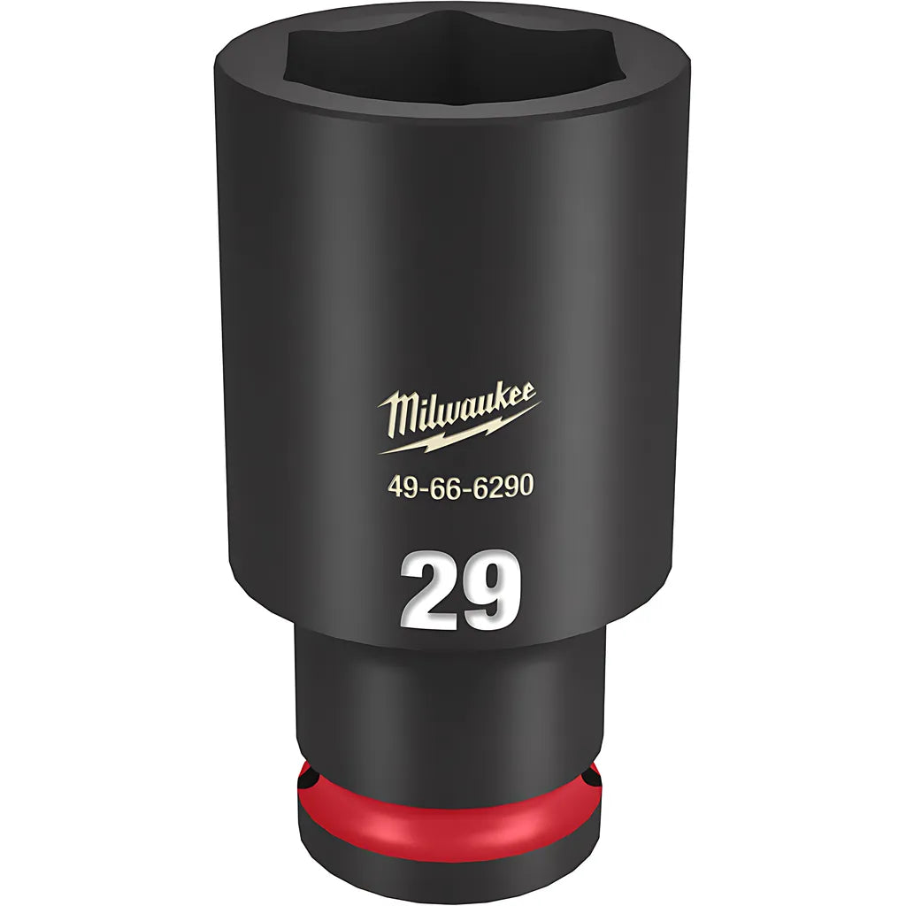 Shockwave Impact Duty 1/2" Drive 29Mm Deep 6 Point Socket-Milwaukee-49-66-6290-11407