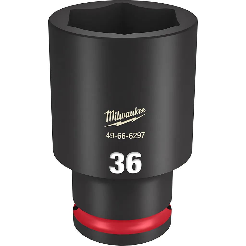 Shockwave Impact Duty 1/2" Drive 36Mm Deep 6 Point Socket-Milwaukee-49-66-6297-11429