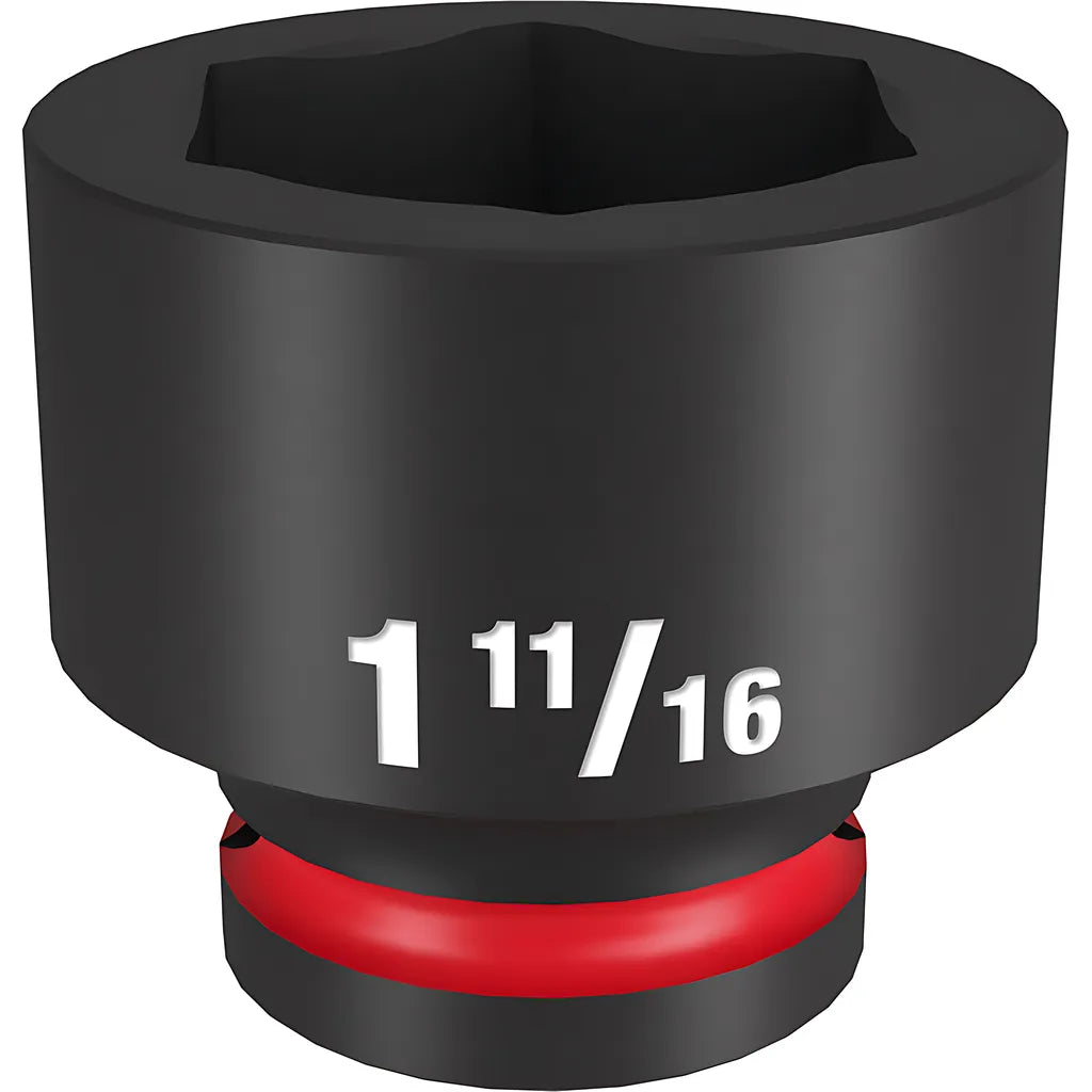 Shockwave Impact Duty 3/4" Drive 1-11/16" Standard 6 Point Socket-Milwaukee-49-66-6318-11467