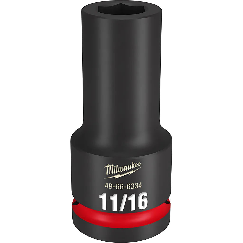 Shockwave Impact Duty 3/4" Drive 11/16" Deep 6 Point Socket-Milwaukee-49-66-6334-11456