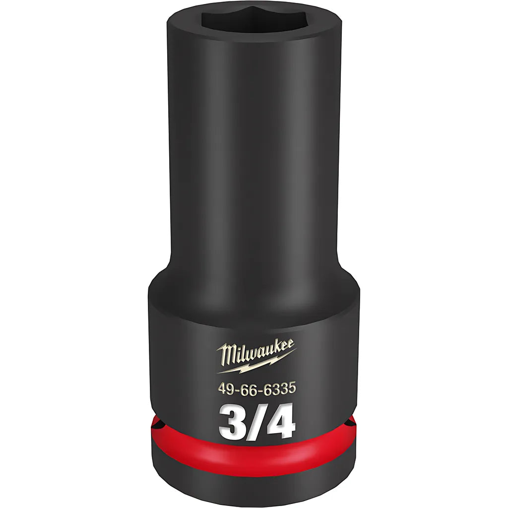 Shockwave Impact Duty 3/4" Drive 3/4" Deep 6 Point Socket-Milwaukee-49-66-6335-11518