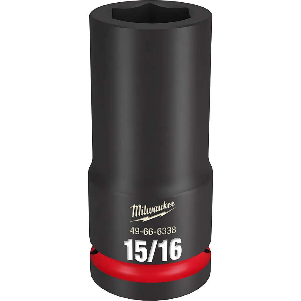 Shockwave Impact Duty 3/4" Drive 15/16" Deep 6 Point Socket-Milwaukee-49-66-6338-11478