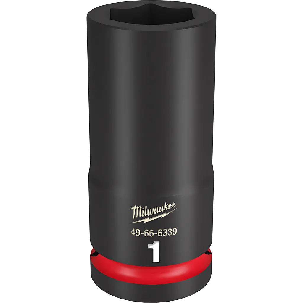 Shockwave Impact Duty 3/4" Drive 1" Deep 6 Point Socket-Milwaukee-49-66-6339-11451