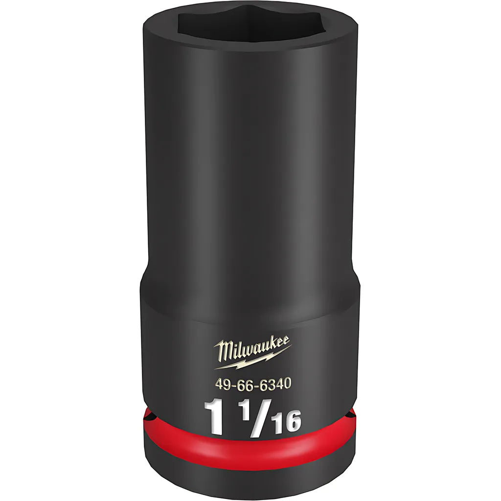 Shockwave Impact Duty 3/4" Drive 1-1/16" Deep 6 Point Socket-Milwaukee-49-66-6340-11457