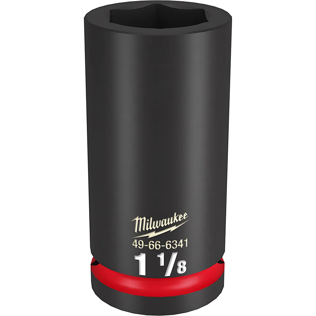 Shockwave Impact Duty 3/4" Drive 1-1/8" Deep 6 Point Socket-Milwaukee-49-66-6341-11464