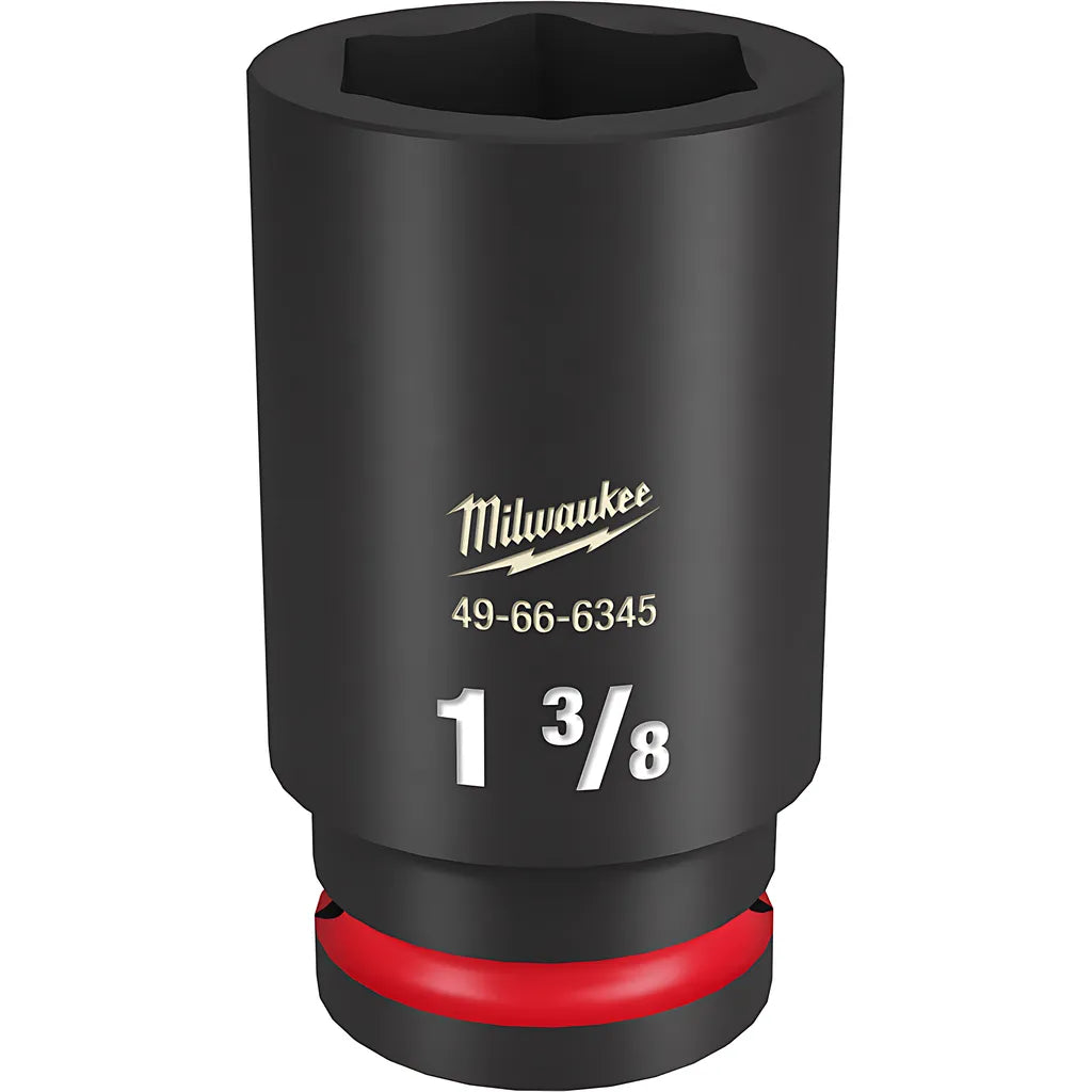 Shockwave Impact Duty 3/4" Drive 1-3/8" Deep 6 Point Socket-Milwaukee-49-66-6345-11477